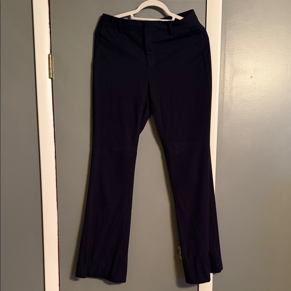 Women’s navy banana republic bootcut fit dress pants